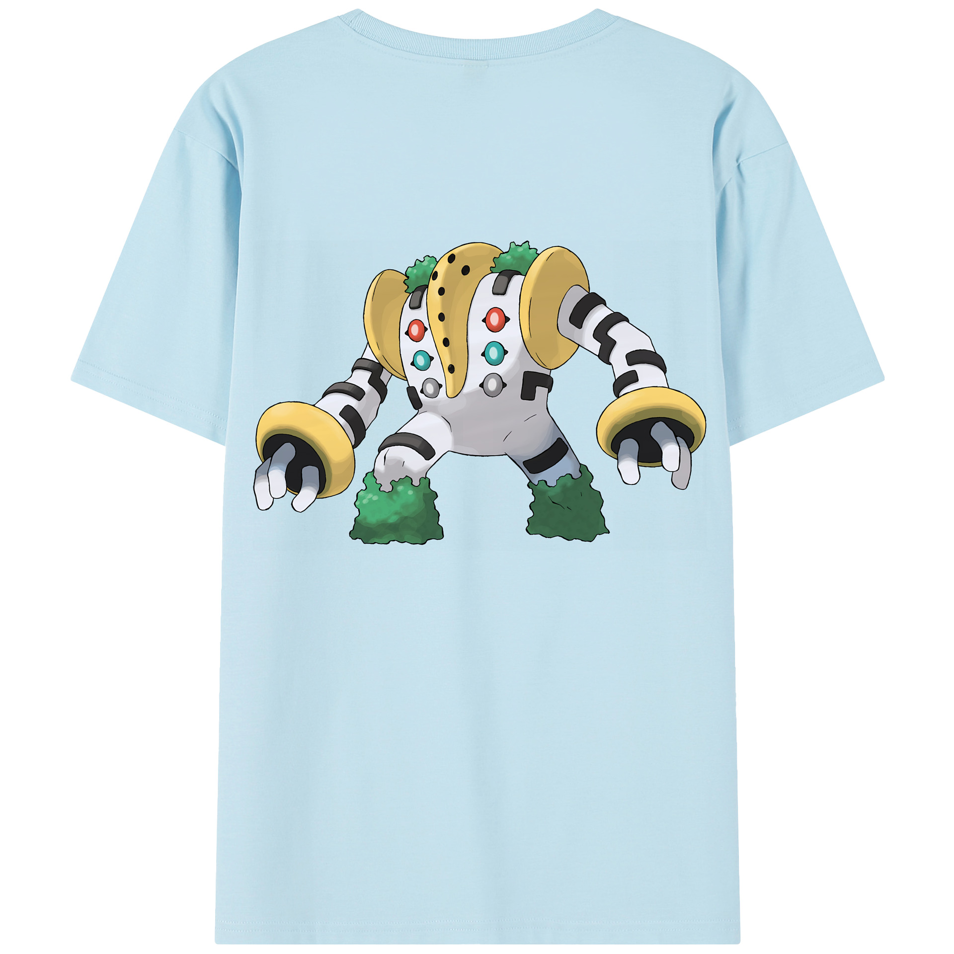 （画像用） ポケットモンスター Pokémon 綿100％半袖Tシャツ（背面プリント）